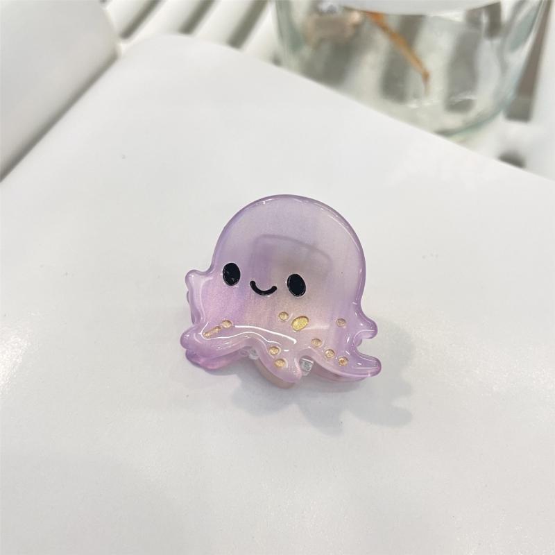 Мини-заколка для волос в виде кита, заколка для волос в виде морской жизни, заколка-держатель для волос, украшение для волос.