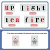 Alphabet Mahjong Tile Game Set 108 Tiles for Vocabulary Learning Gift