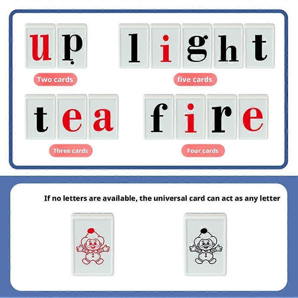 Alphabet Mahjong Tile Game Set 108 Tiles for Vocabulary Learning Gift