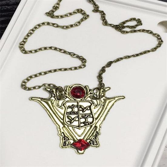 Ювелирные изделия Вампир Сумерки Новолуние Пики Башня Часы Ожерелье Античная бронза с покрытием Винтаж