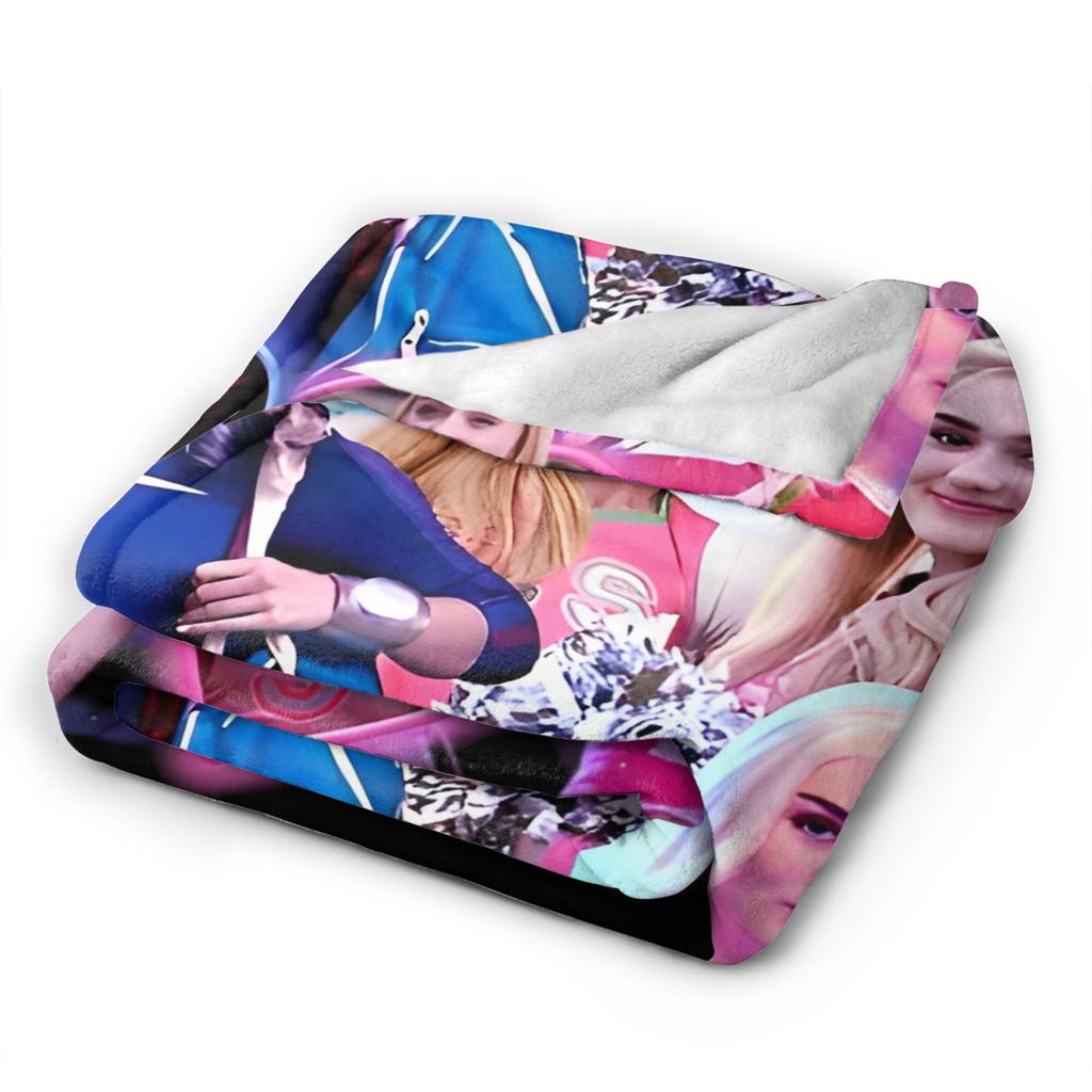 Зомби 4 Рассвет вампиров Вязаные одеяла Фланелевые Аддисон Подделка Легкие пледы Путешествия Дом Диван Тонкое одеяло