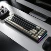 YUNZII AL71 Игровая полноалюминиевая механическая клавиатура NKRO Беспроводная RGB для соответствия техническим стандартам Сертифицированная Crystal White 68%, CNC, Hot-Swap,