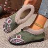 Winter Old Beijing Cloth Cotton Shoes Embroidered Bag Heel Middle Aged and Elderly Warm and Comfortable Soft Soled Cotton Shoes