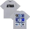 Singer Aitana Cuarto Azul Album Cover Graphic TShirt UNISEX Women Summer Cotton YK Clothing Oversize Round Neck Short Sleeved Tee