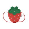 Fashion Children's Coin Purse Princess Cute Small Bag Shiny Rivet Strawberry Messenger Korean Decorative Pack Mini Zero Wallet