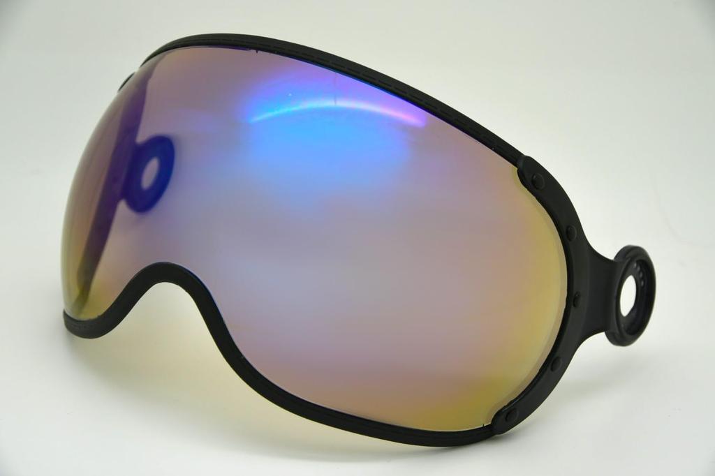 Marushin 14240205 Motorcycle Helmet Optional Parts Shield S-340 Blue Mirror for MS-340