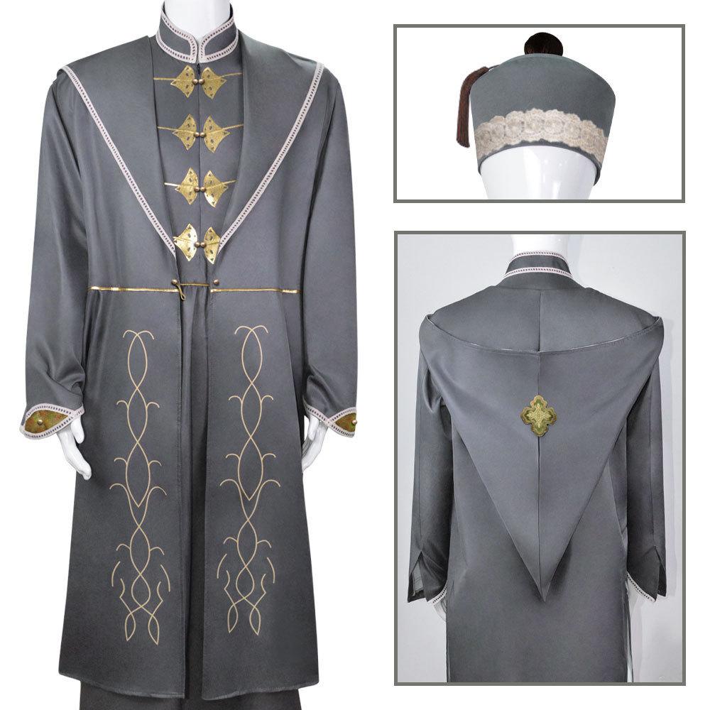 Dumbledore Cosplay Costume For Kids With Polyester Material For Halloween Parties