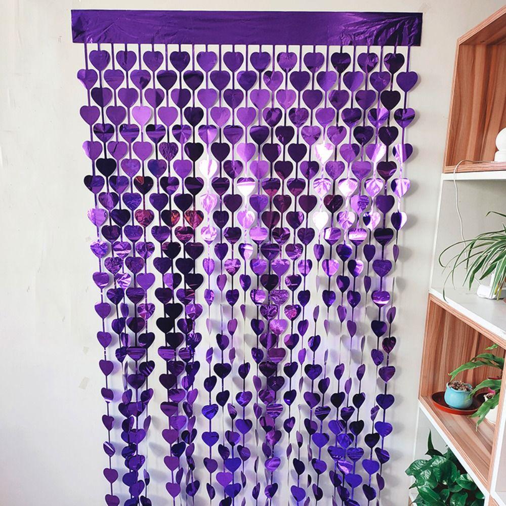 Glitter Party Door Curtain Fringe Birthday Decoration Baby Shower Love Wall Backdrop
