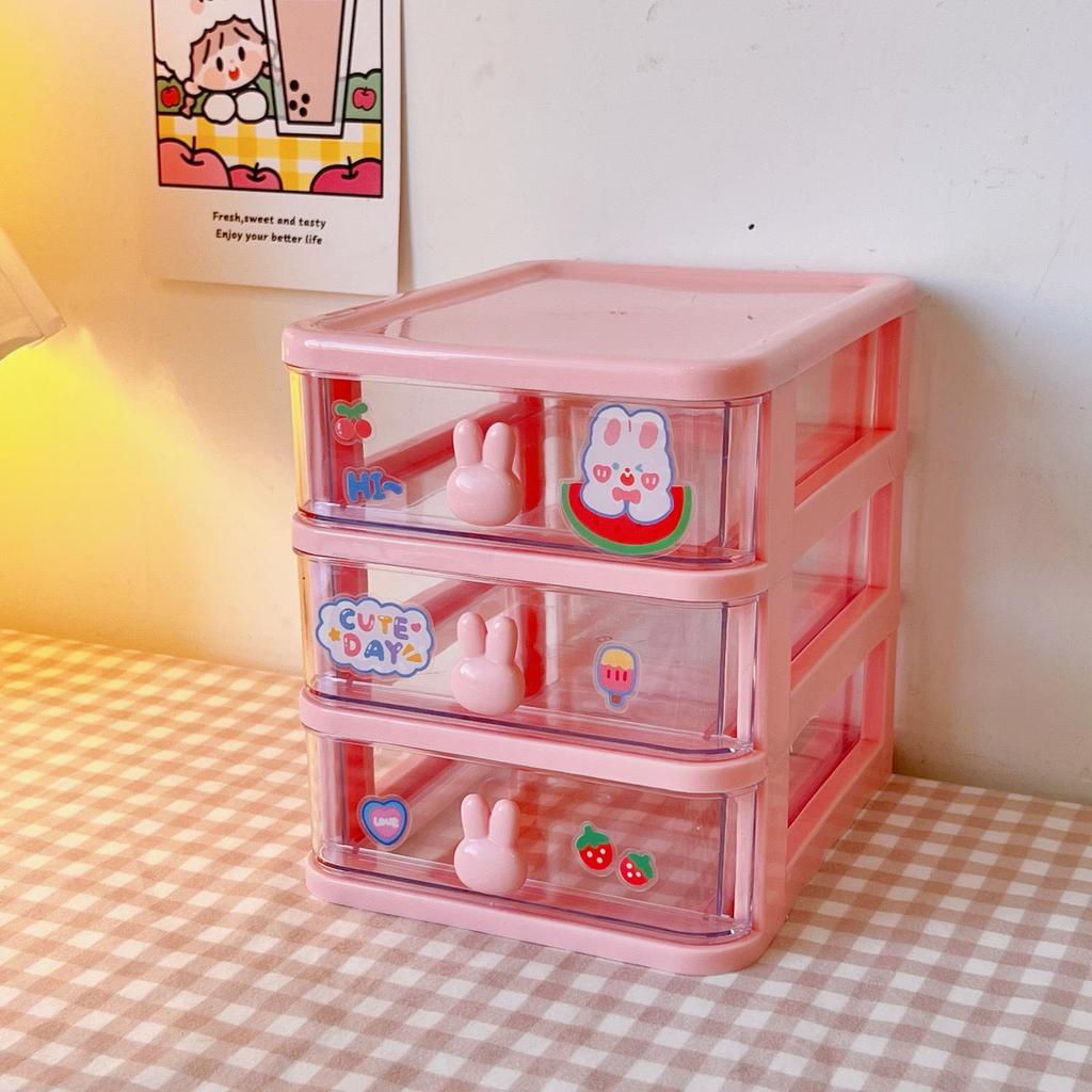 Простой ящик для хранения канцелярских принадлежностей и косметики для письменного стола и общежития