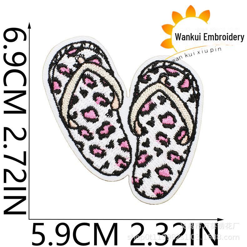 Нашивки с коровьим узором, хвостом русалки, леопардовым принтом и черепахой для украшения одежды и настольной лампы