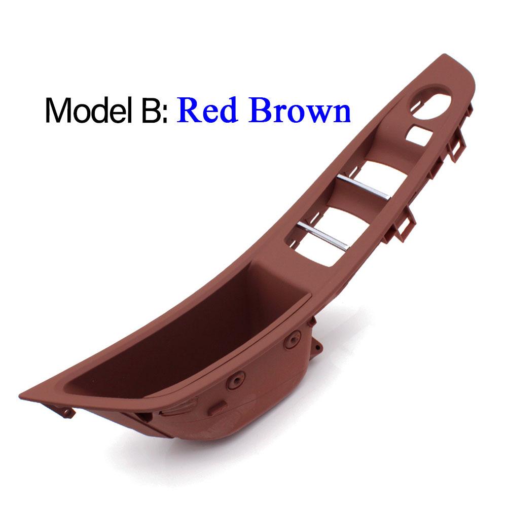 Автомобильная левая сторона водителя, бежевый, черный, внутренняя дверная ручка, замена крышки панели для BMW 5 серии F10 F11 F18 520 523 525 528