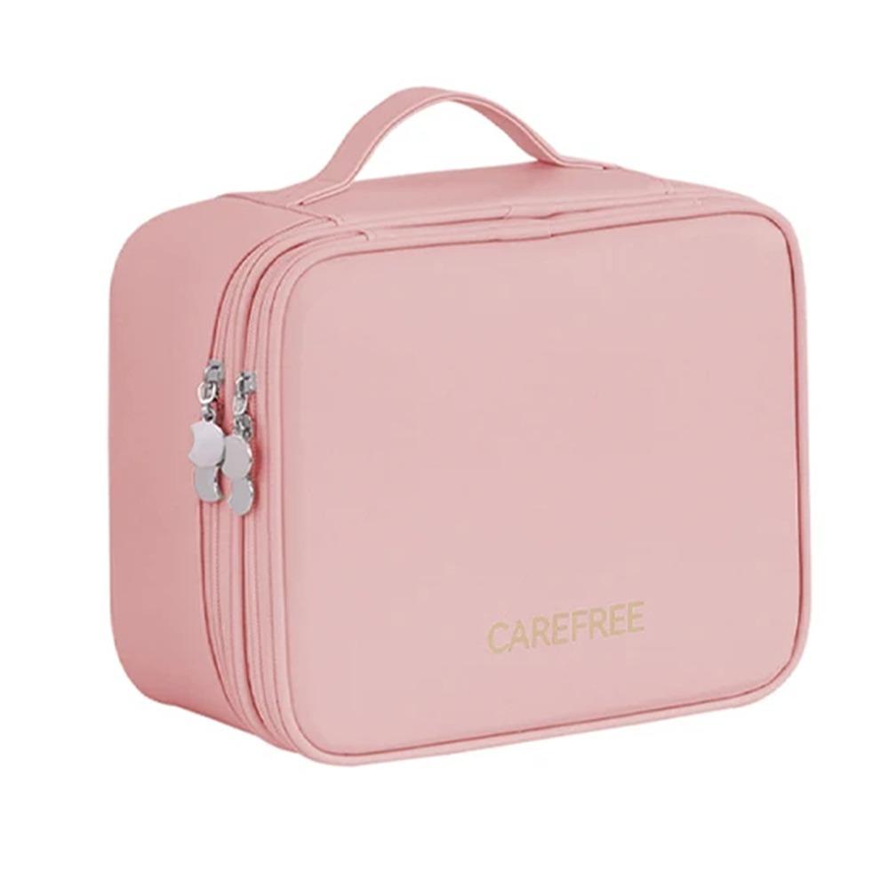 PU Leather Travel Toiletry Pouch Large Capacity Makeup Toiletries Organizer  Shopping