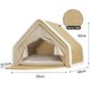 Winter Warm Cat Nest Villa Semi-Enclosed Shell Cat House with Sleeping Bag Scratching Board Sisal Material No Scraps Drop
