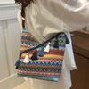Ethnic Style Tote Bag For Women With Tassel For Daily Use