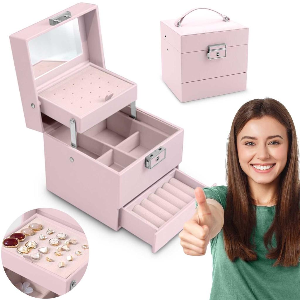 Jewelry Box MS-703 Massido - Pink