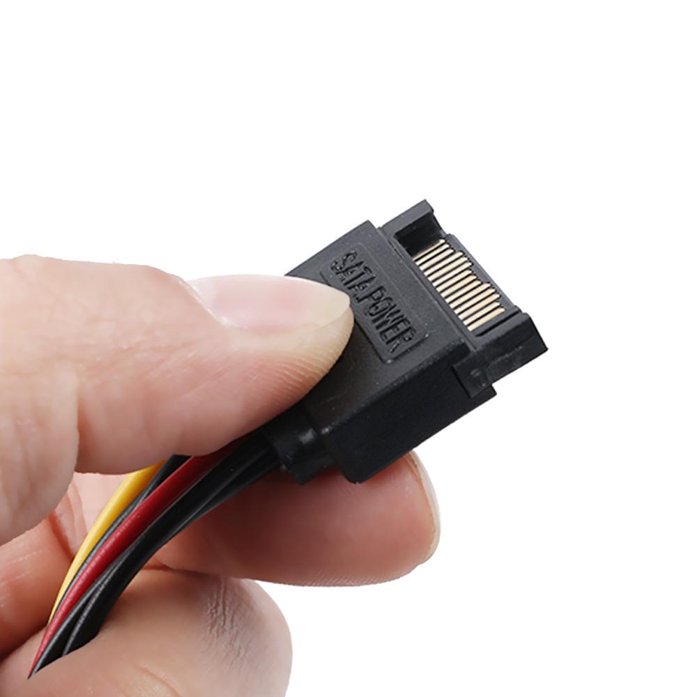 High Quality Extension Y Splitter Adapter Power Cable SATA Male To 2 Female