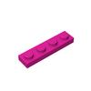 20Pcs MOC Compatible Assembles Particles Plate 3710 1x4 for Building Blocks Parts DIY Enlighten Bricks Educational Tech Toys