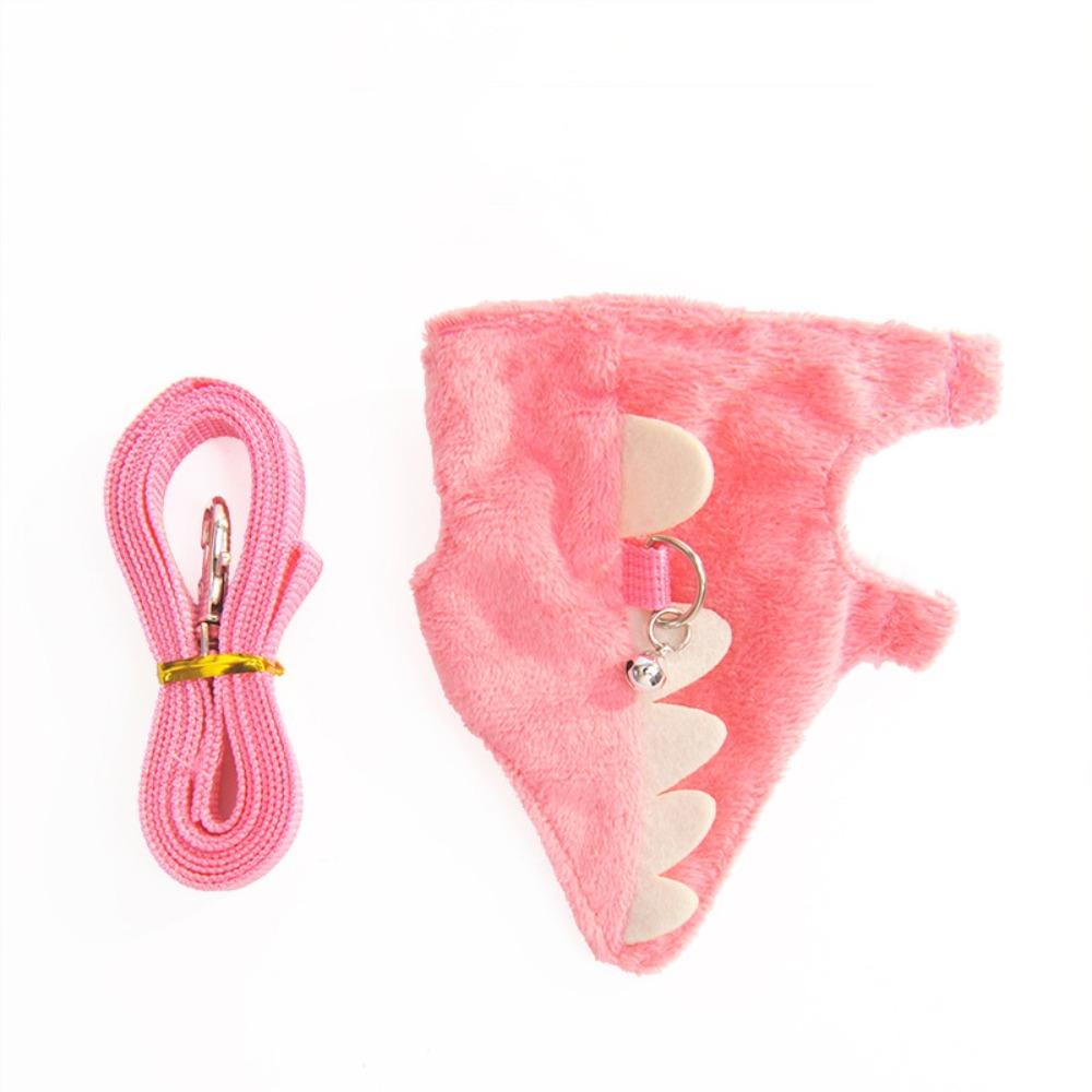 Мультяшная шлейка-жилет для хорька с дизайном дракона, жилет безопасности для морской свинки, милая шлейка на грудь для хомяка для прогулок