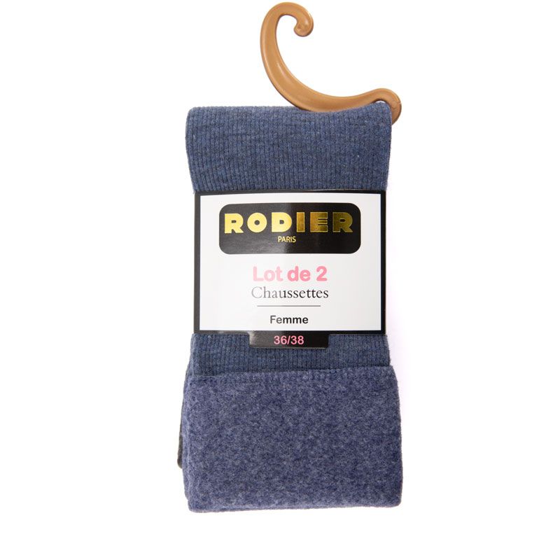 Set of 2 Plain Women's Socks RODIER