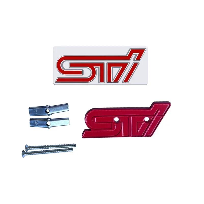 3D Metal for Subaru STI Emblem Legacy Impreza XV BRZ Forester WRX Ascent Levorg Car Front Grille Logo Badge Sticker Decoration bb1