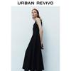 UR French Chic Hepburn Style Pleated Sleeveless Dress