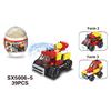 Self-Locking Street View Series/Fire Rescue Team Building Blocks Creative Egg