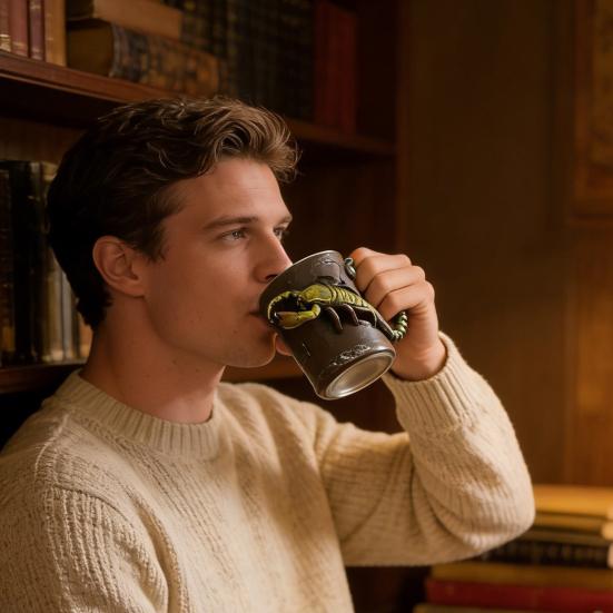 Готская кружка-скорпион 3D кружка для кофе со скорпионом и ручкой Смоляная чашка для чая Подарки для мужчин женщин Декор для дома и офиса