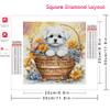 Полная алмазная мозаика животное собака сделай сам картина сверлом цветок новая коллекция художественный настенный декор набор подарок ручной работы