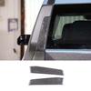 Carbon Fiber Rear Window Spoiler Pillar Cover Trim For Ford Maverick 22-25