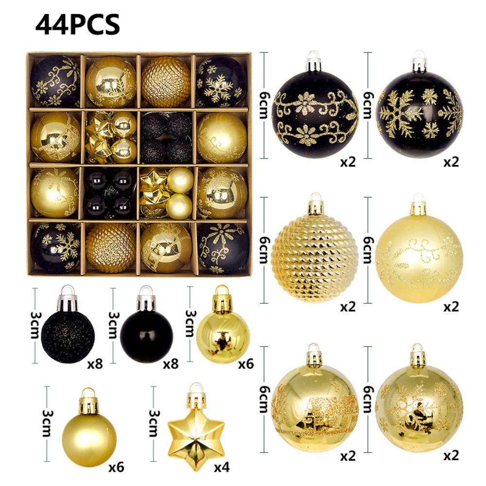 Новогоднее украшение на елку Пластиковый расписной шар Рождественские украшения Новая подвесная рождественская елка