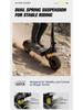 Electric Scooter Foldable OOTD 11" 1300Wx2 Motor Hydraulic Brake 52V 23.4AH Fully Suspended Adult Electric Scooter Max Load 150Kg Black T10 Pro