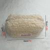 Lamb Hair Cosmetic Bag Plush Storage Bag Cute Stationery Bag Large Capacity Stationery Cosmetic Storage Bag