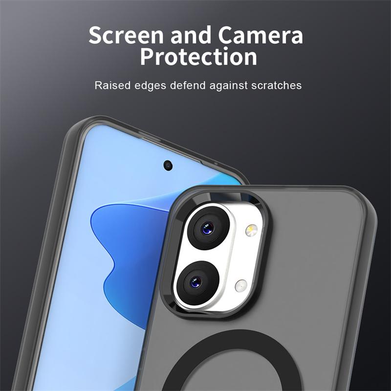 Магнитный беспроводной зарядный чехол для Xiaomi Poco X8 Pro Max 5G Чехол Конфетные цвета Прозрачный корпус Fundas Coque