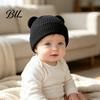 Cute Daily Wear Hat for Babies Baby Knitted Hat, Bear Ear Winter Warm Stretchy Windproof Newborn Outings Soft Cozy Skull Cap Infant Toddler Boys Girls