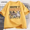 Country Halloween Funny Western Tshirt Graphic Tees Unisex Women Cotton Short Sleeve Tshirt Vintage Farm Animals T Shirt