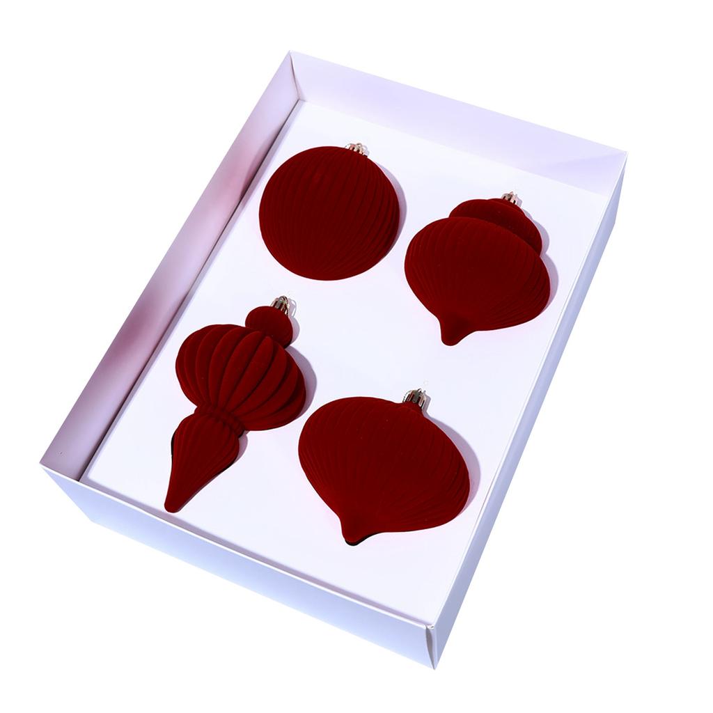 4 Pcs Christmas Tree Balls Xmas Decoration Ornaments Christmas Ball Ornaments