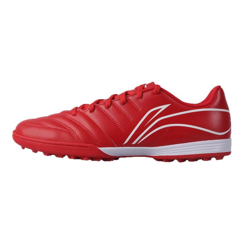 Футбольные бутсы Li Ning, нескользящие, износостойкие, легкие, унисекс, цвет vermilion YSTU039-5