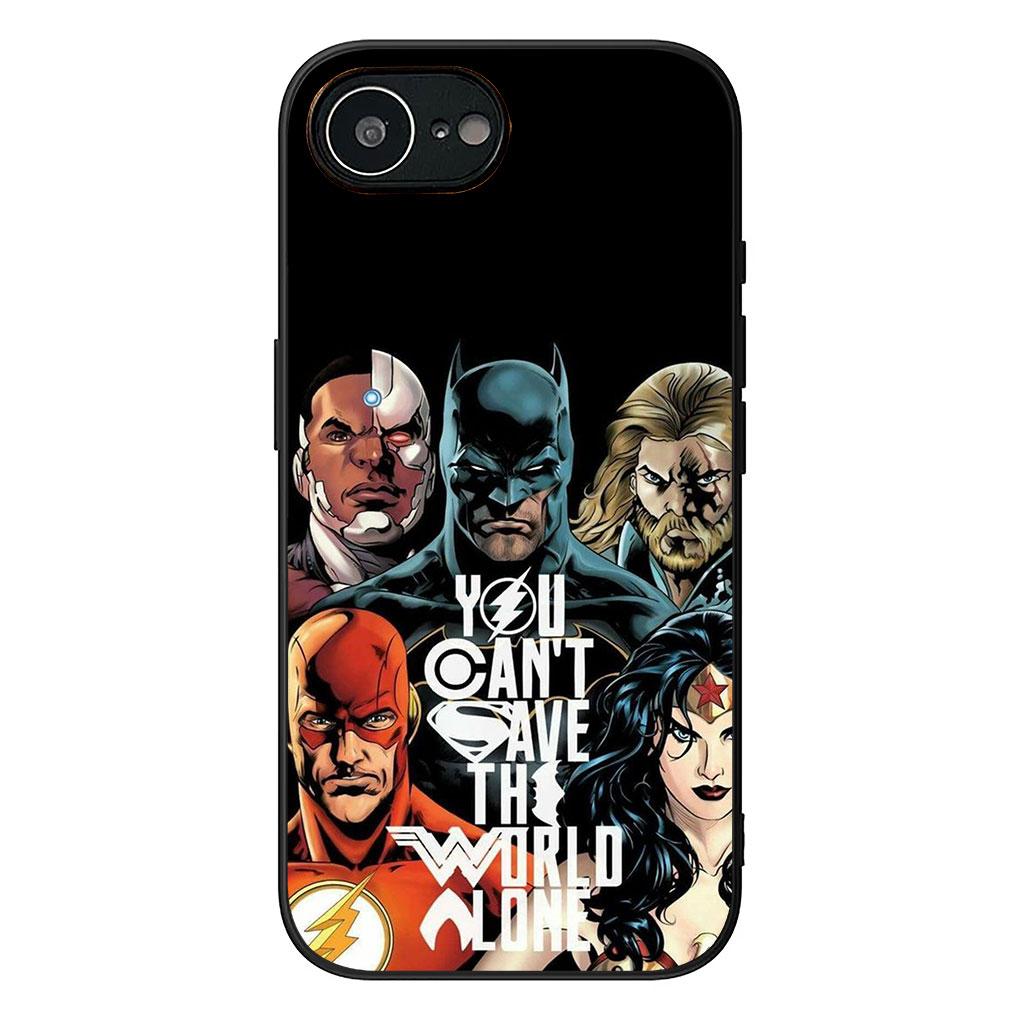 Чехол для телефона DC Comics Лига Справедливости Супергерой для Xiaomi Redmi Note 13 14 ProPlus A4 A3 Pro Plus 13C Pro+ Note13 Note14