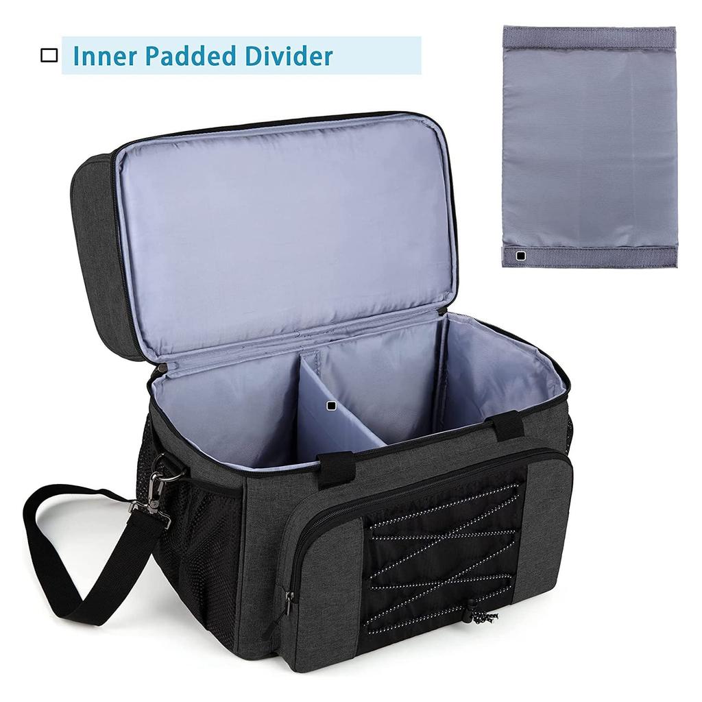 Сумка для боулинга, сумка для боулинга на 2 шара, переносная сумка для боулинга с мягким держателем для шаров, двойные шары и 1 пара обуви для боулинга, до 16 лет