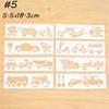 8pcs/set New DIY Craft Stamp Embossing PaintingTemplate Layering Stencils Scrapbooking Flower