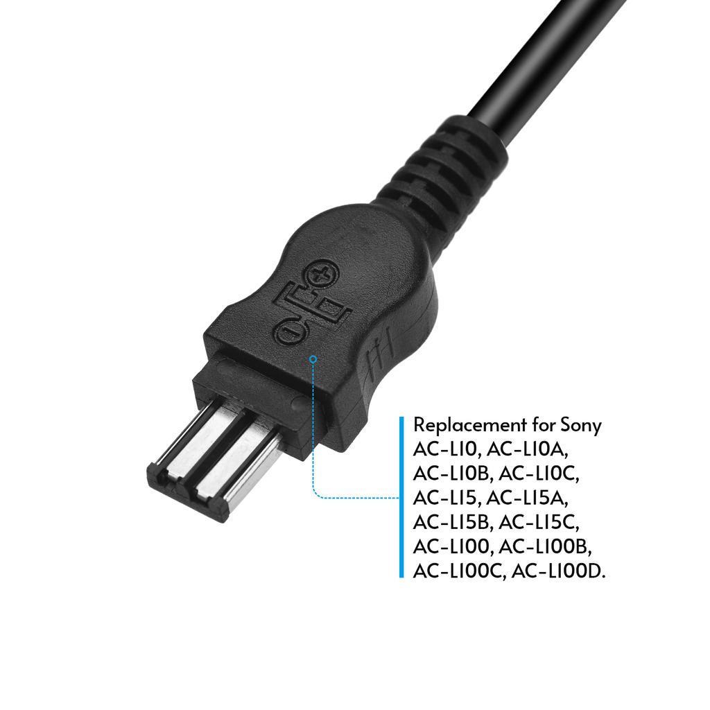 Andoer AC-L100 AC Power Supply Adapter Camcorder Charger Adapter Replacement for Sony AC-L10/