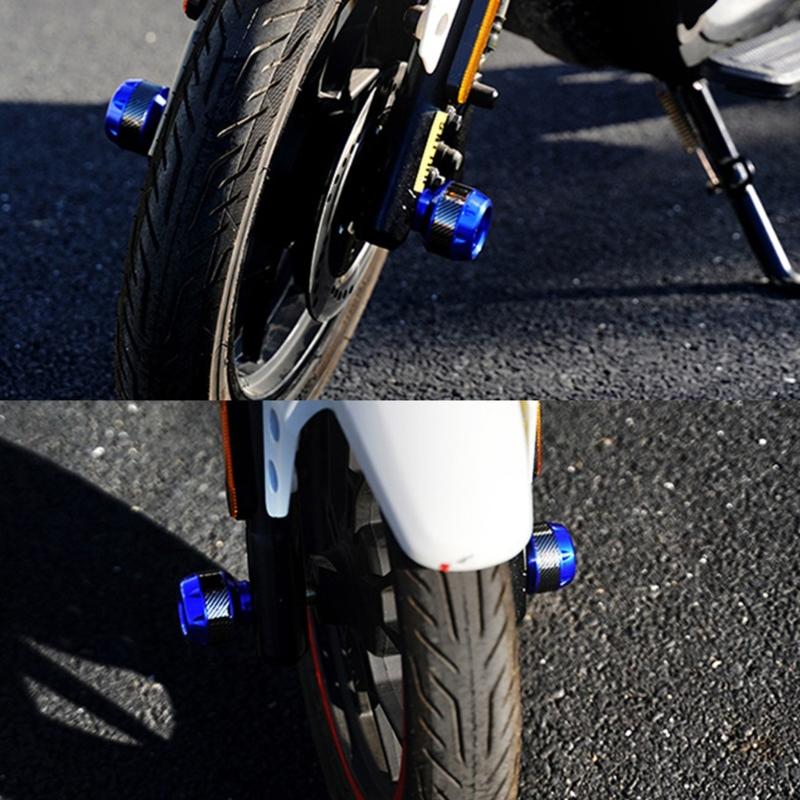 CNC-Frame Sliders Wheel Crash Protector Pads Moped Motorcycle Falling Protection