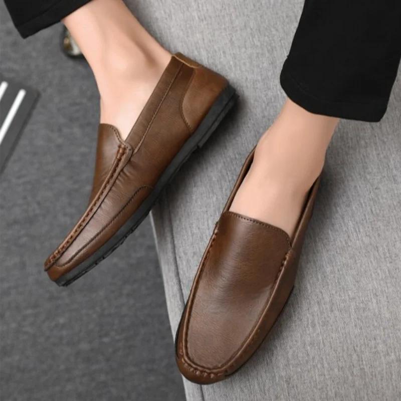 Fashion Men's Formal Shoes Spring Autumn Social Shoe Male New High Quality Fashion Casual Business Elegant and Classic Luxury Designer