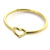 Gold Plated Ring 'Love' Golden - 6x5 Mm