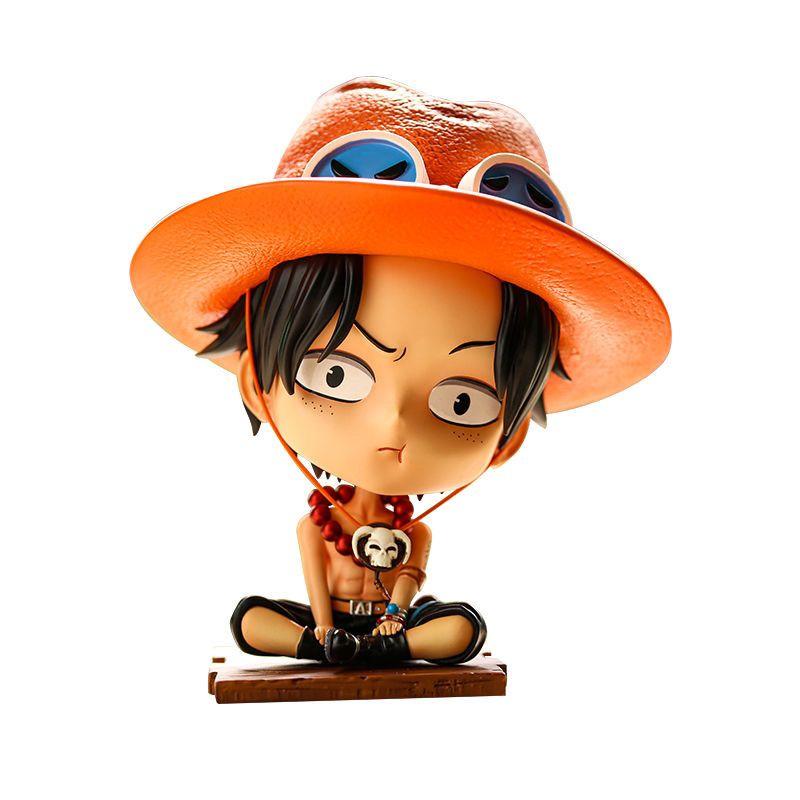 Фигурка Эйса из One Piece, популярные коллекционные аксессуары с Луффи, аниме-модель, настольное украшение, украшение для автомобиля