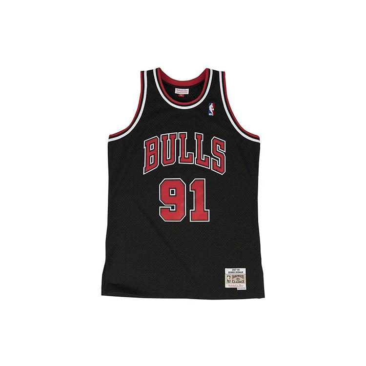 Mitchell Ness Dennis Rodman jersey SMJYGS18152-CBUBLCK97DRD
