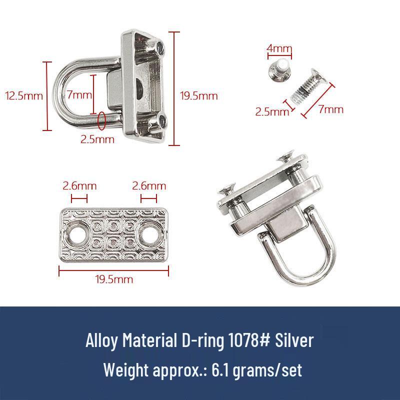 Аксессуары для сумок и багажа: Кольца, Голова монаха, Пирсинг сосков, Кожаные пряжки для DIY, Декоративные винты-заклепки