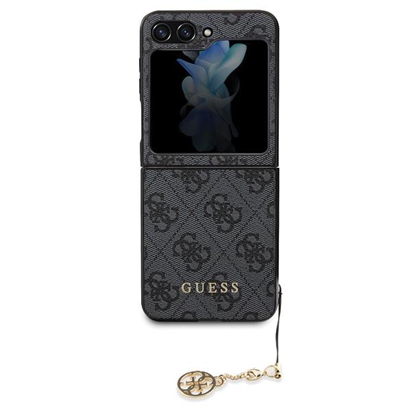 Guess Guhczf5Gf4Ggr F731 Z Flip5 Szary/Grey Hardcase 4G Charms Collection