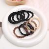 5Pcs High Elastic Fried Dough Twists Headband Hair Ring Head Rope Fashion Headwear For Girl Rubber Band Hair Accessories