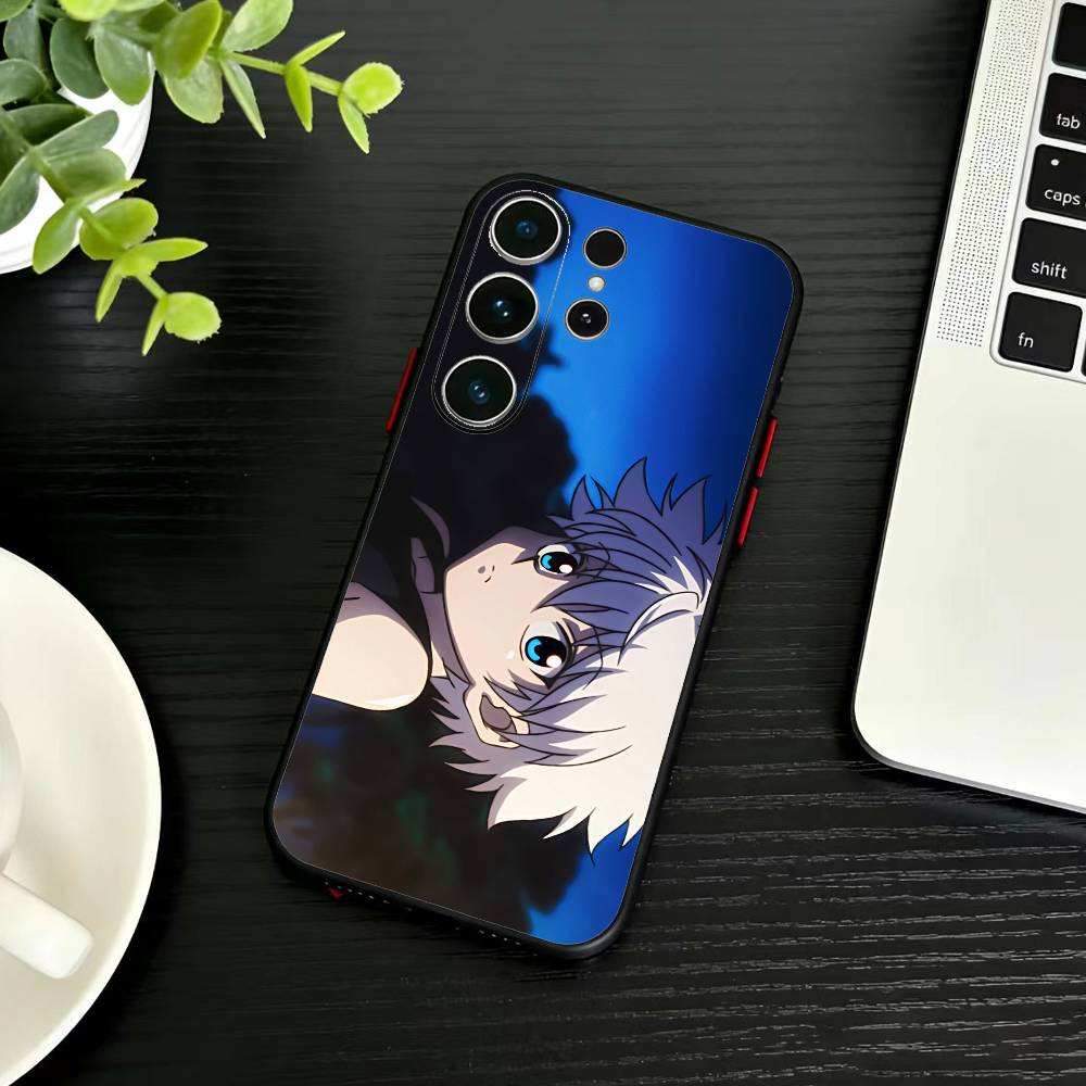 Чехол для телефона G-Killua Zoldyck K-Hunter X Hunter Для Samsung S26,S25,S24,S23,S22,S21,S20,Plus,Fe,Lite,Другие Черный Чехол